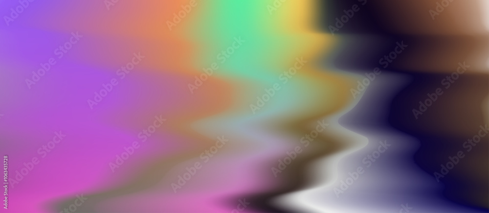 Aufkleber abstract vector illustration with smooth, wavy gradients. the colors flow vertically in a blurred, o