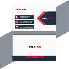 Elegant Business Cards for Consultancy Professionals. Layout in square size. Horizontal clean teamplate vector design
