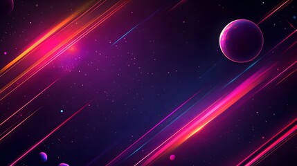 Obraz premium Neon Dreams futuristic background graphics for dynamic designs