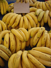 bananas on market