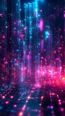 Neon Dreams  futuristic background graphics for dynamic designs