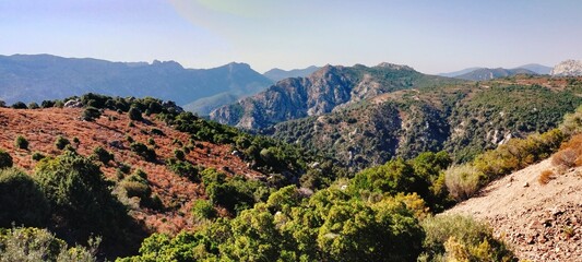 panorama montano in Sardegna