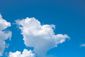 blue sky with clouds