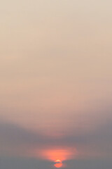 The beauty of the sunset
