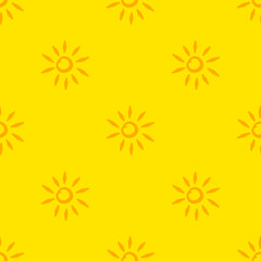 sun pattern background. hand drawn sun pattern background. childish pattern background. sun pattern for kids background.