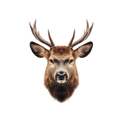 Obraz premium Majestic Deer Portrait with Antlers