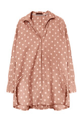 Obraz premium Polkadot shirt isolated