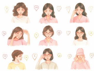 Personality in Squares. Generative AI