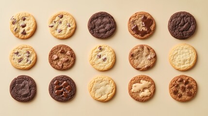 Process series of baking cookies or pastries with text at the bottom, highlighting each step effectively. Perfect for those seeking cookie or pastry inspiration with ample copy space.