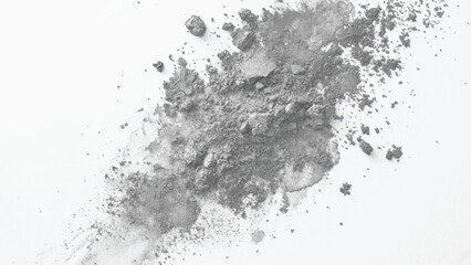 Fototapeta premium abstract Digital art painting on paper with splashes, Blue watercolor technique on watercolor paper with stains and splashes, Pastel color grainy gradient background with watercolor