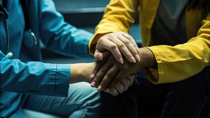 Unity in Hands Symbolizing Support and Compassion