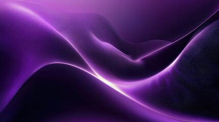 Naklejka premium Abstract Purple Wave Patterns in Motion