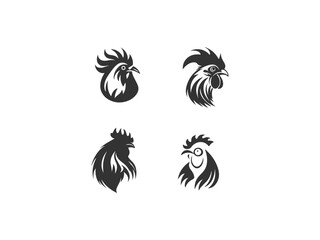 Fototapeta premium premium hen logo set vector, vector and illustration,