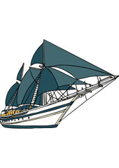 Pinisi ship