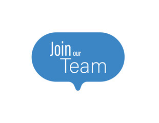 join our team text information sign	