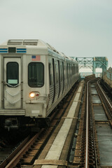 Naklejka premium train on railway