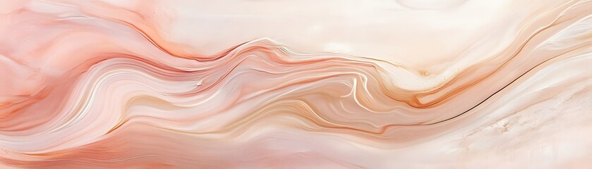Abstract Swirling Pattern in Warm Hues