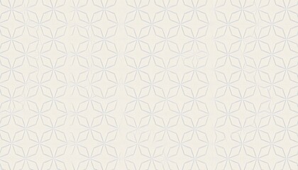 A minimalist, subtle geometric pattern adorns a serene, neutral-toned wallpaper, consisting of intricate, interconnected shapes in a soothing palette of pale blues and creamy whites.