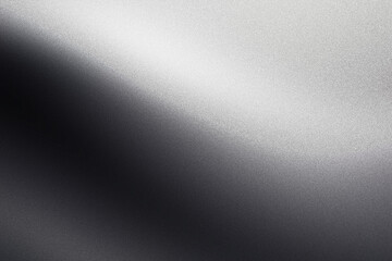 Obraz premium Black and White Abstract Grainy Gradient Background Texture Banner Poster