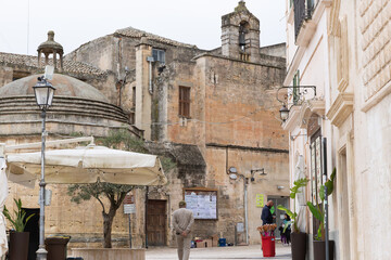Matera, eine historische Stadt in der süditalienischen Region Basilikata. 