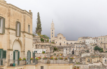 Matera, eine historische Stadt in der süditalienischen Region Basilikata. 