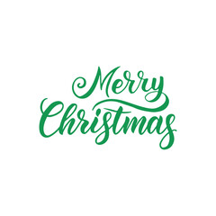 Merry Christmas text. Xmas calligraphic inscription. Merry Christmas vector text Calligraphic Lettering Font vintage. Christmas handwritten lettering for postcard, poster, banner design element.