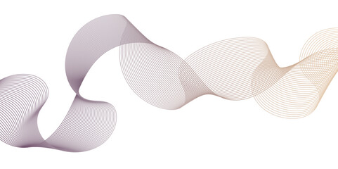 Abstract multicolor gradient wave lines vector background, twisted curve lines and blend effect, frequency sound wave lines, 3d contour line patterned background illustration.	