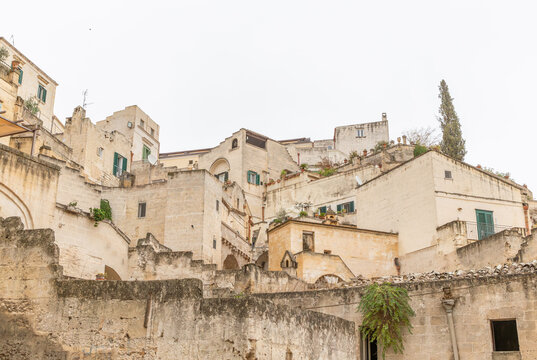 Matera, eine historische Stadt in der s&uuml;ditalienischen Region Basilikata. 