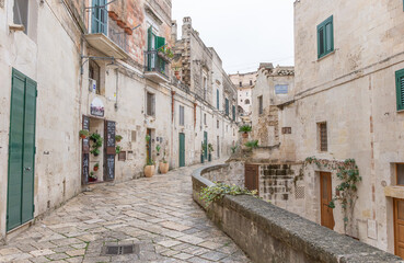 Matera, eine historische Stadt in der süditalienischen Region Basilikata. 