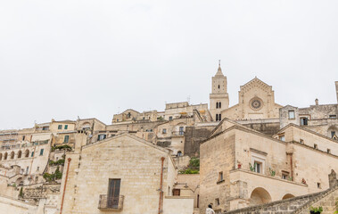 Matera, eine historische Stadt in der süditalienischen Region Basilikata. 