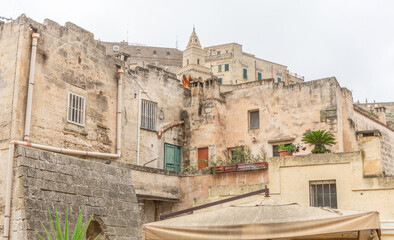 Fototapeta premium Matera, eine historische Stadt in der süditalienischen Region Basilikata. 