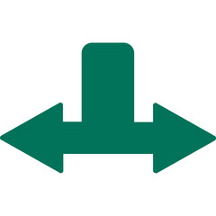 Separation Vector Icon Design