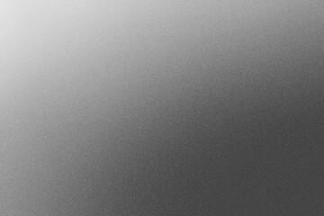 Black and White Abstract Grainy Gradient Background Texture Banner Poster