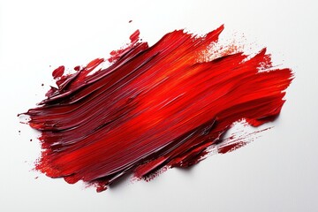 Explore the fiery beauty of crimson brushstrokes