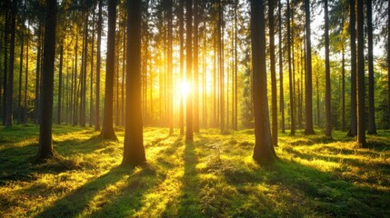 Fototapeta premium Environmental Benefits of Net Zero Carbon Strategy