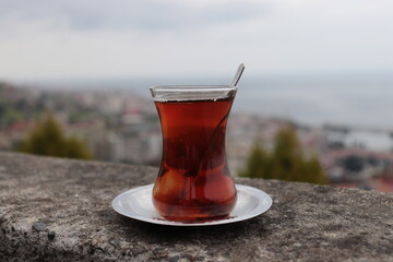 black tea with a view