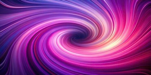 Swirling vortex of purple and pink hues dancing across a gradient background, kaleidoscope, swirling, pink