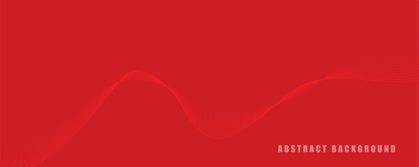 Abstract red wavy vector background