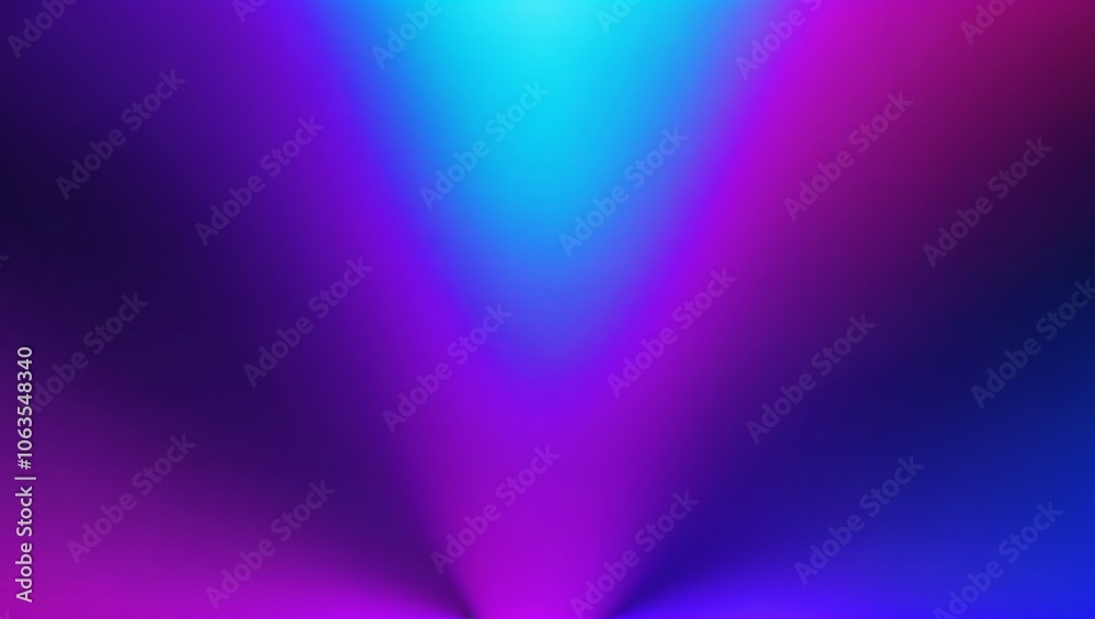 Wall mural neon cyan to purple gradient background with subtle color blending. created with generative ai techn