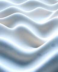 Abstract waves of light and texture in soft hues