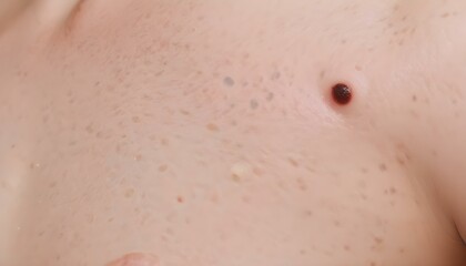 Fototapeta premium close up skin spot create with ai