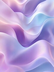 Soft gradient background with subtle waves, pastel purple and blue tones, abstract