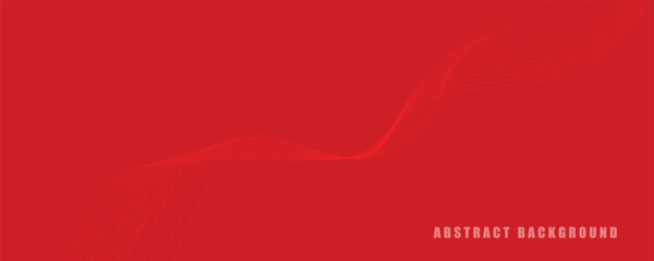 Abstract red wavy vector background