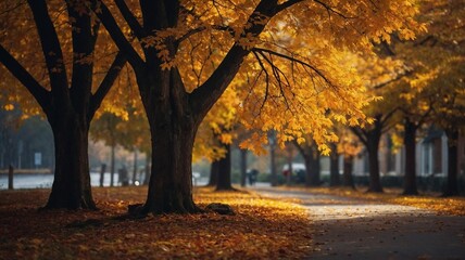 Fototapeta premium Autumn scenery