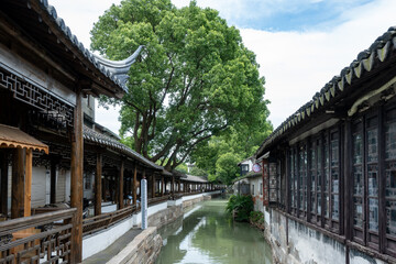 Jinxi Ancient Town, Kunshan, Suzhou City, Jiangsu Province, China