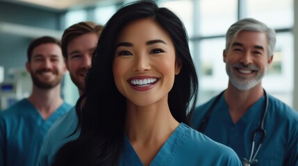 Fototapeta premium The Smiling Medical Team