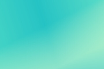 Beautiful watercolor paint in light blue and turquoise tone background for modern art decoration and wallpaper. Cool banner with copy space on page, cover, website and presentation