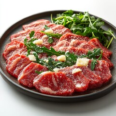 Beef Carpaccio with Arugula and Parmesan