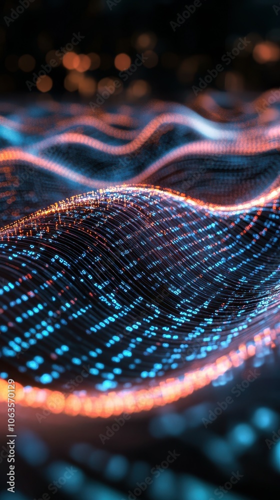 Poster exploring the dynamics of data flow in an interconnected world