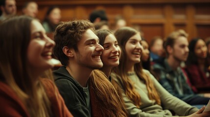 Obraz premium Joyful Audience at Event